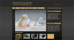 Desktop Screenshot of birdsphotographer.com
